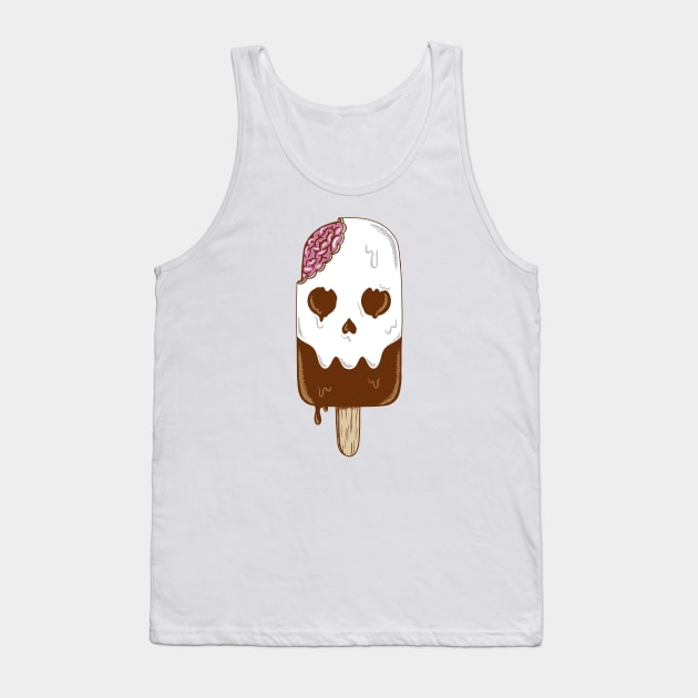 Skull Ice Cream Tank Top by coffeeman